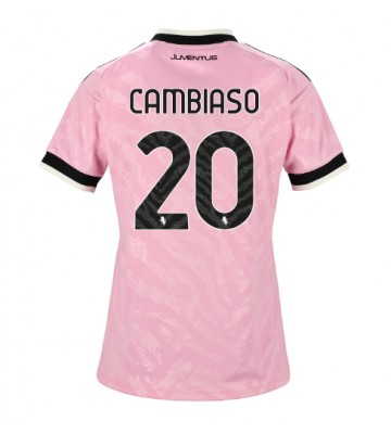 Juventus Andrea Cambiaso #20 Udebanetrøje Dame 2026-27 Kortærmet Juventus Andrea Cambiaso #20 Udebanetrøje Dame 2026-27 Kortærmet